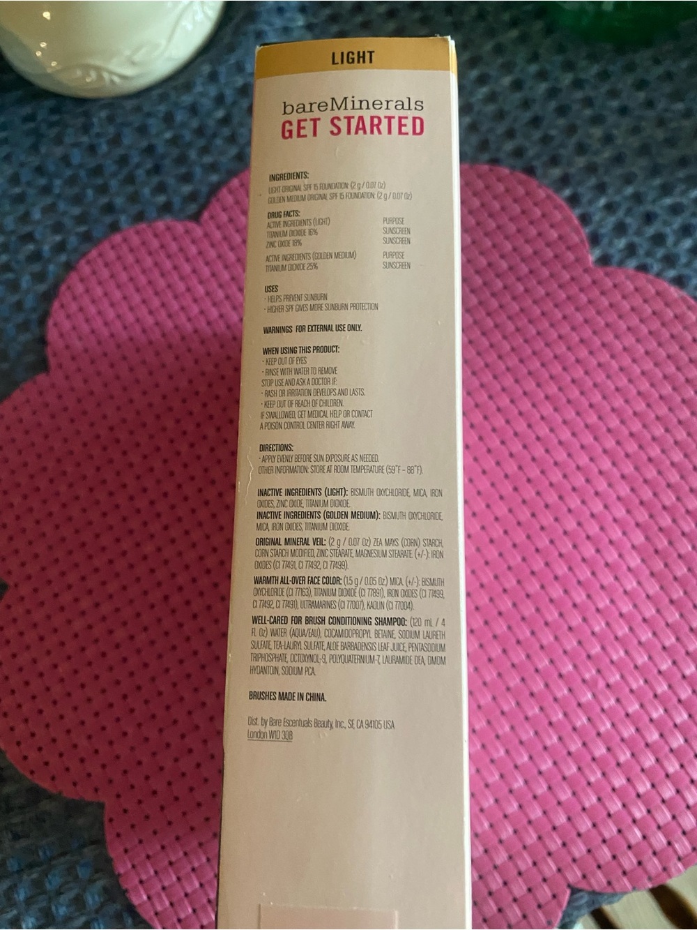 *Revised Post* bareMinerals Makeup Starter Kit Light and new Ultra Secret Palett - Picture 10 of 16